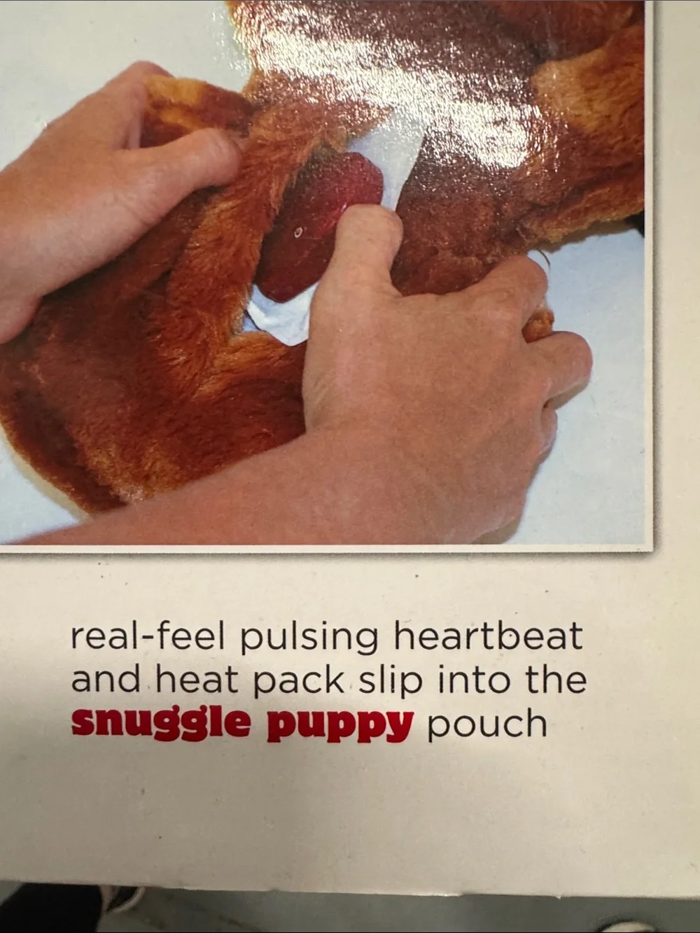 Snuggle Puppy Plush Calming Toy with 4 extra Heat Packs for Dogs & Puppies NEW